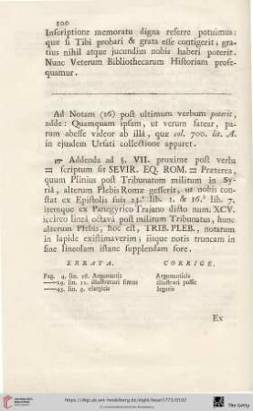 Errata / corrige