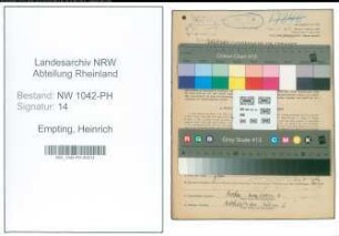 Entnazifizierung Heinrich Empting , geb. 06.05.1891 (Arzt)