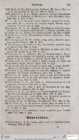 Diaetetice (Nr. 2668 - 2794)