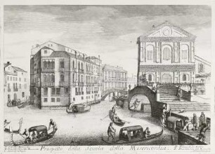 Venedig: Canal Grande und Scuola della Misericordia : Levisa, Domenico, Venedig, Canal Grande