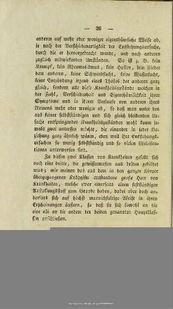Wie werden die Krankheiten nach ihren Symptomen eingetheilt?