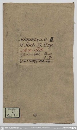 Quartets - Mus.2392-Q-82 : fl, vl, vla, bc - g; TWV 43: g 4