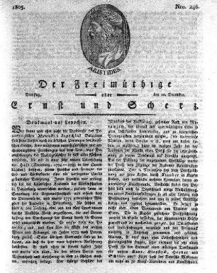 Nro. 246, Dienstag den 10. December