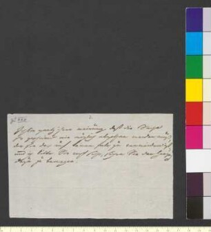 Brief von Sachsen-Weimar und Eisenach, Luise Augusta Großherzogin von an Goethe, Johann Wolfgang von