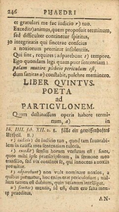 Liber Quintus