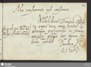 Bl. 167r: Jacob ... . Straßburg, 1655.