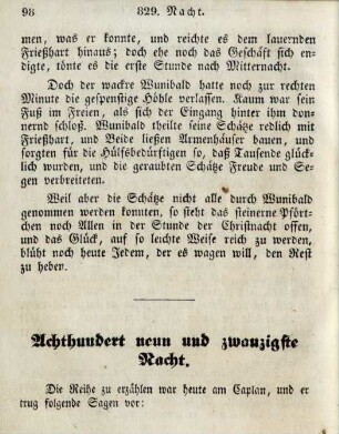 Achthundert neun und zwanzigste Nacht