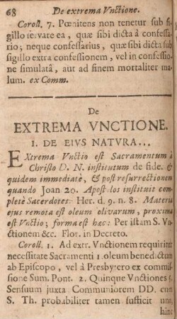 De extrema vnctione.