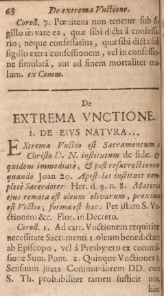 De extrema vnctione.