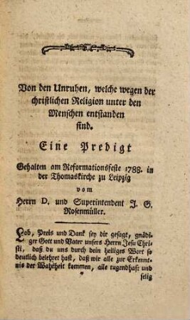 Wahrheiten der christlichen Religion