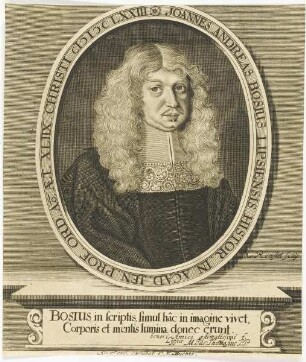 Bildnis des Joannes Andreas Bosius