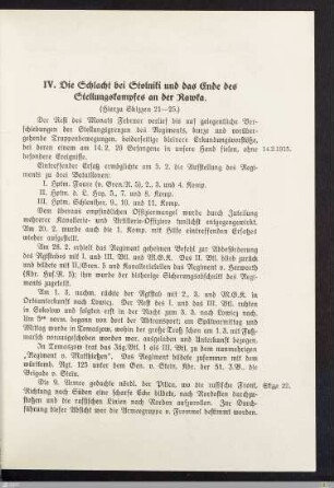IV. Die Schlacht bei Stolniki und das Ende des Stellungskampfes an der Rawka