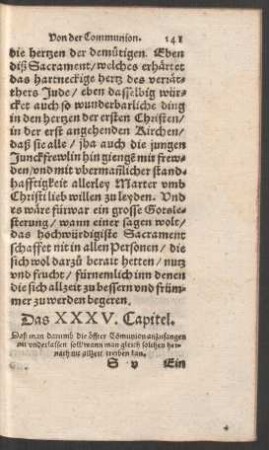 Das XXXV. Capitel.