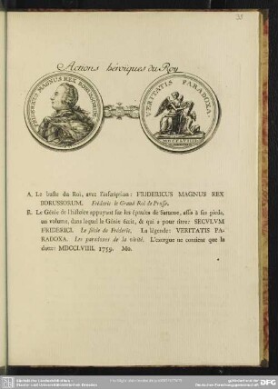 Actions heroiques du Roy