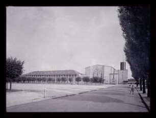 Landestheater im Reichsdankhaus, Schneidemühl: Ansicht von Norden (Negativ zu Inv. Nr. TBS 257,02)
