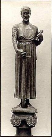 Fischer, Theodor; Ulm; Garnisonkirche (Pauluskirche) - Statue