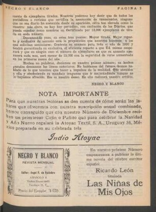 Nota importante