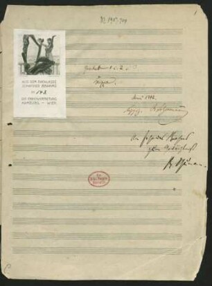 3 Quartette. Skizzen; vl (2), vla, vlc; op.41