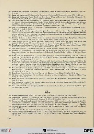 Glas (Nr. 203-216)