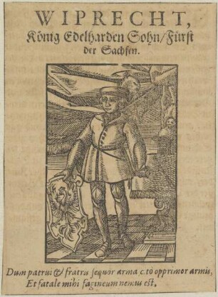 Bildnis von Wiprecht, Fürst der Sachsen