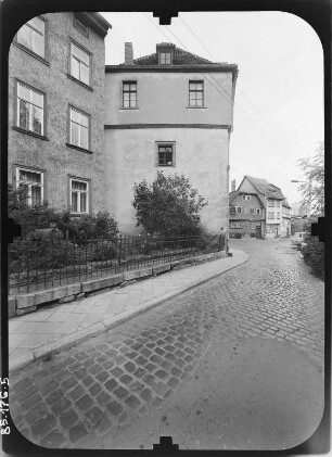 Erfurt-Altstadt, Comthurgasse. Comthurhof (1570). Seitenfront