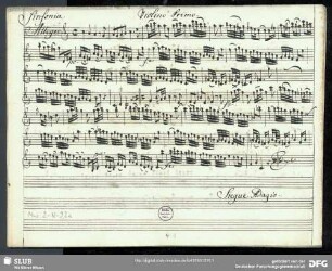 Symphonies - Mus.2-N-9,2a : orch; C