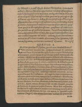 Quaestio I. - Quaestio IV.