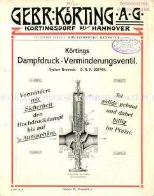 Dampfdruck-Verminderungsventil