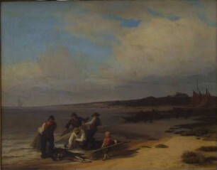Fischer am Strande (Fischzug)