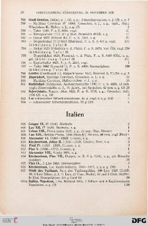 Italien (Nr. 805-847)
