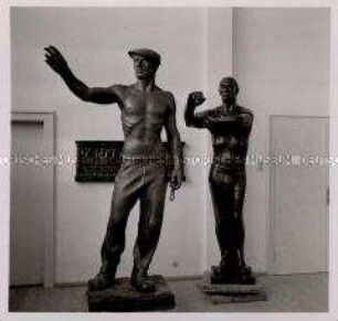 München, Bildhauer Fritz Koelle, Figur "Der Walzmeister"