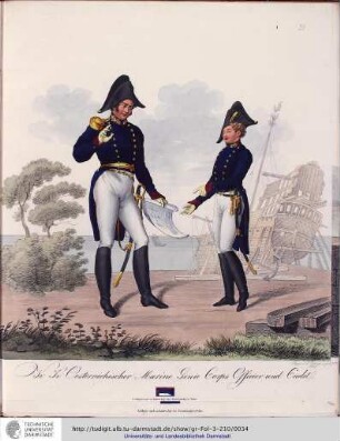K.K. Oesterreichischer Marine Genie Corps Officier und Cadet