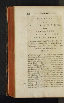Das Reich Der Ptolemäer, Oder Geschichte Aegyptens Nach Alexander.