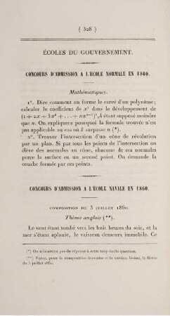 Écoles du gouvernement.