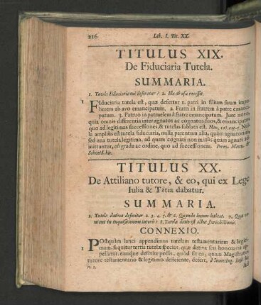 Titulus XIX. De fiduciaria tutela.