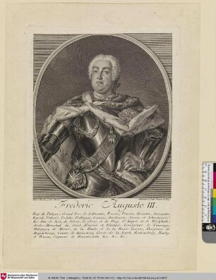Frederic Auguste III. [Friedrich August II. von Sachsen als August III., König von Polen]