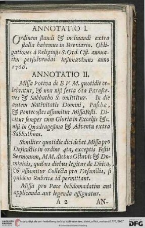 [Annotatio I-V]