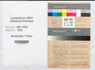 Entnazifizierung Friedo Boedecker, geb. 19.02.1909 (Ingenieur)