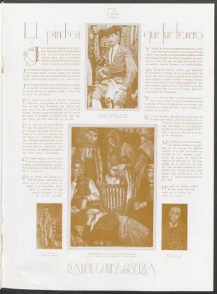 El pintor que fue torero [José Gutiérrez Solana]