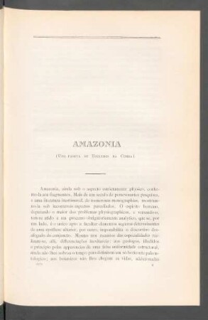 Amazônia : (Uma página de Euclydes da Cunha)