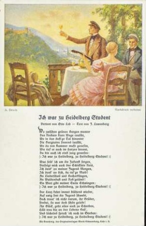 Ich war zu Heidelberg Student