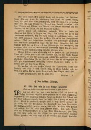 22-64, b) Im heißen Ringen