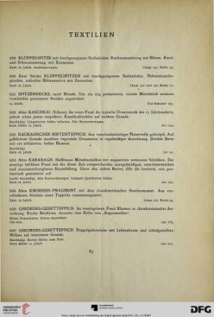 Textilien (Nr. 529-549)
