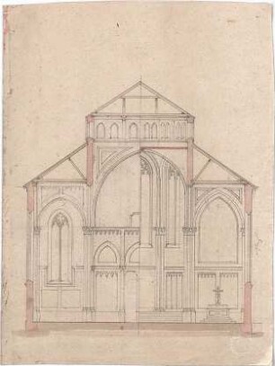 Voit, August von; Kirche - Schnitt