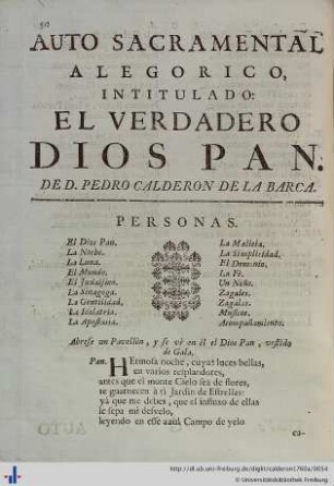 El Verdadero Dios Pan.