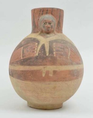 Flasche mit Darstellung einer Frau
