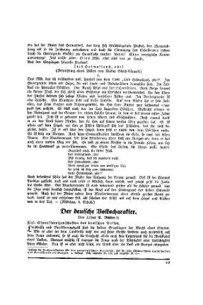Der deutsche Volkscharakter