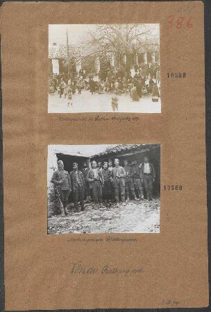 Von der Balkanfront: Montenegrische Soldatengruppe
