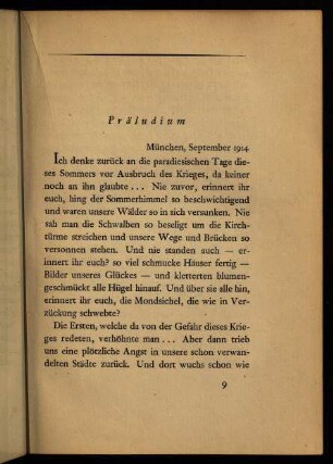 9-11, Präludium