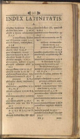 Index Latinitatis